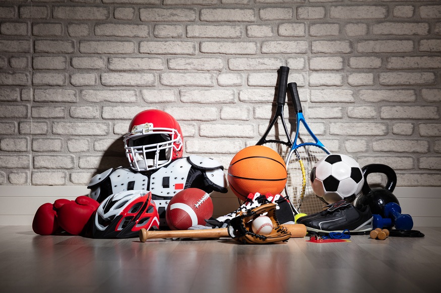 In a crowded market, what distinguishes a sports equipment company?